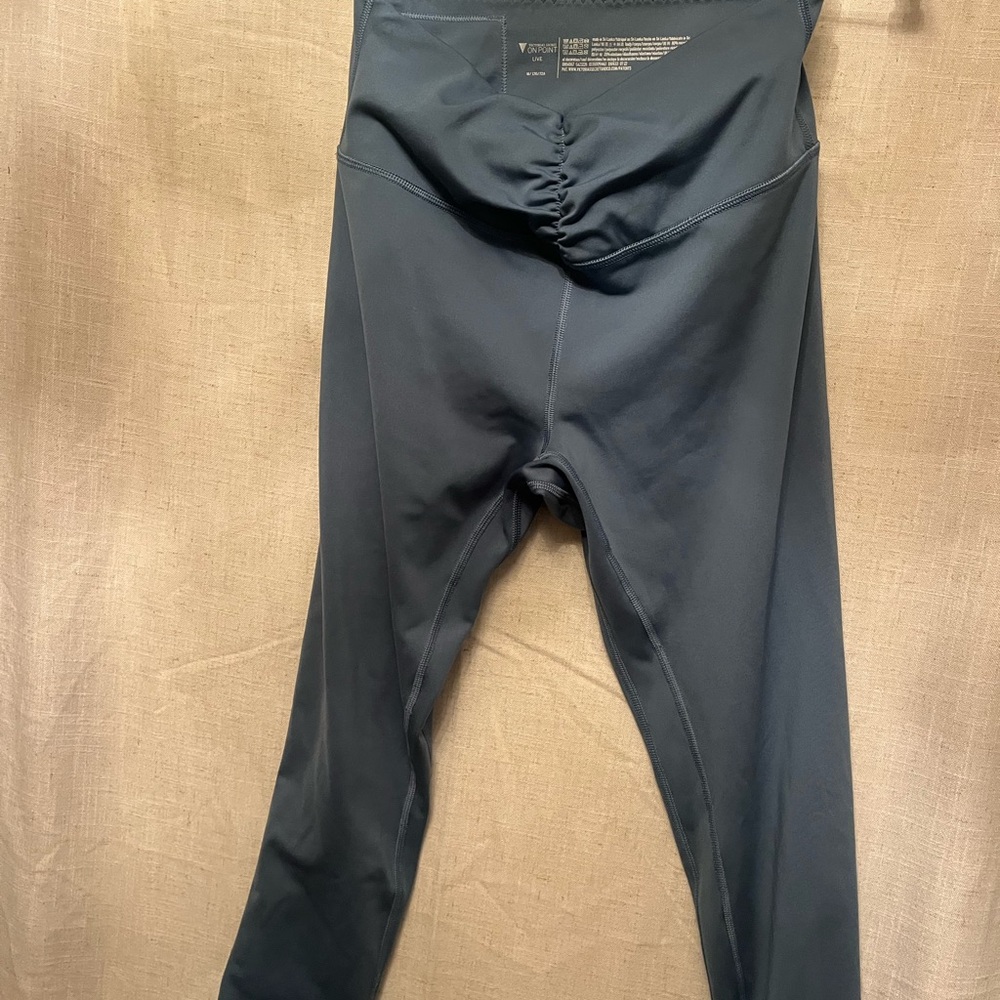 Victoria's Secret teal blue. Medium yoga. Leggings